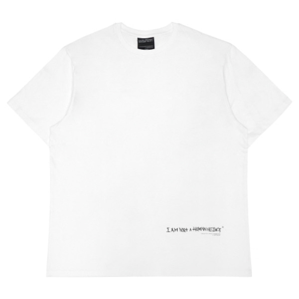 아임낫어휴먼비잉Minimul T-Shirt-White